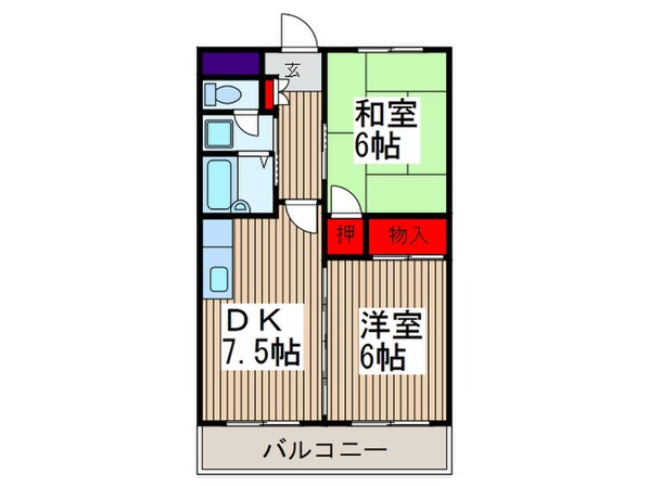 吉本ビルの物件間取画像